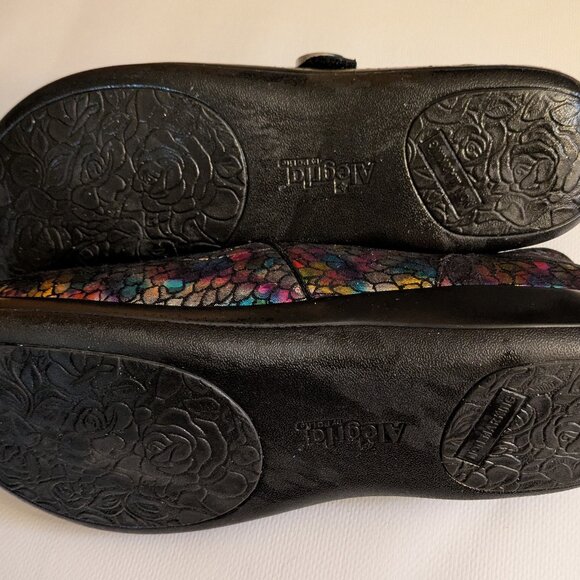 NEW Alegria Kourtney Minnow Rainbow Mary Jane Shoes, size 42 / US women’s 11.5 - Picture 5 of 5